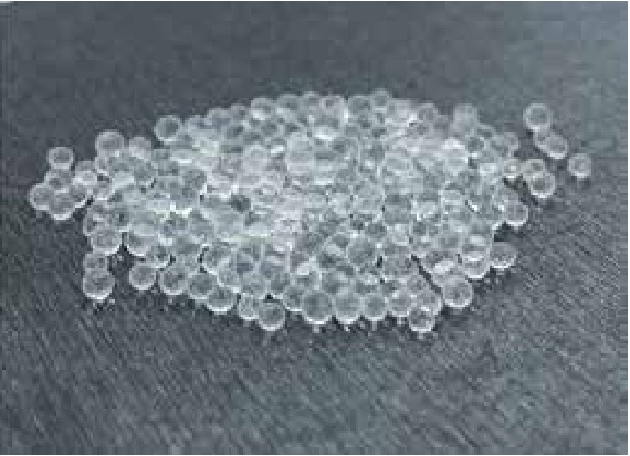 Silica gel beads